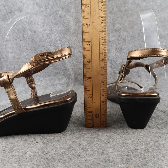 Anne Klein Shoes Womens 7.5 Dress Sandals Wedge Adjustable Strap Open Toe Maloah - Picture 5 of 14